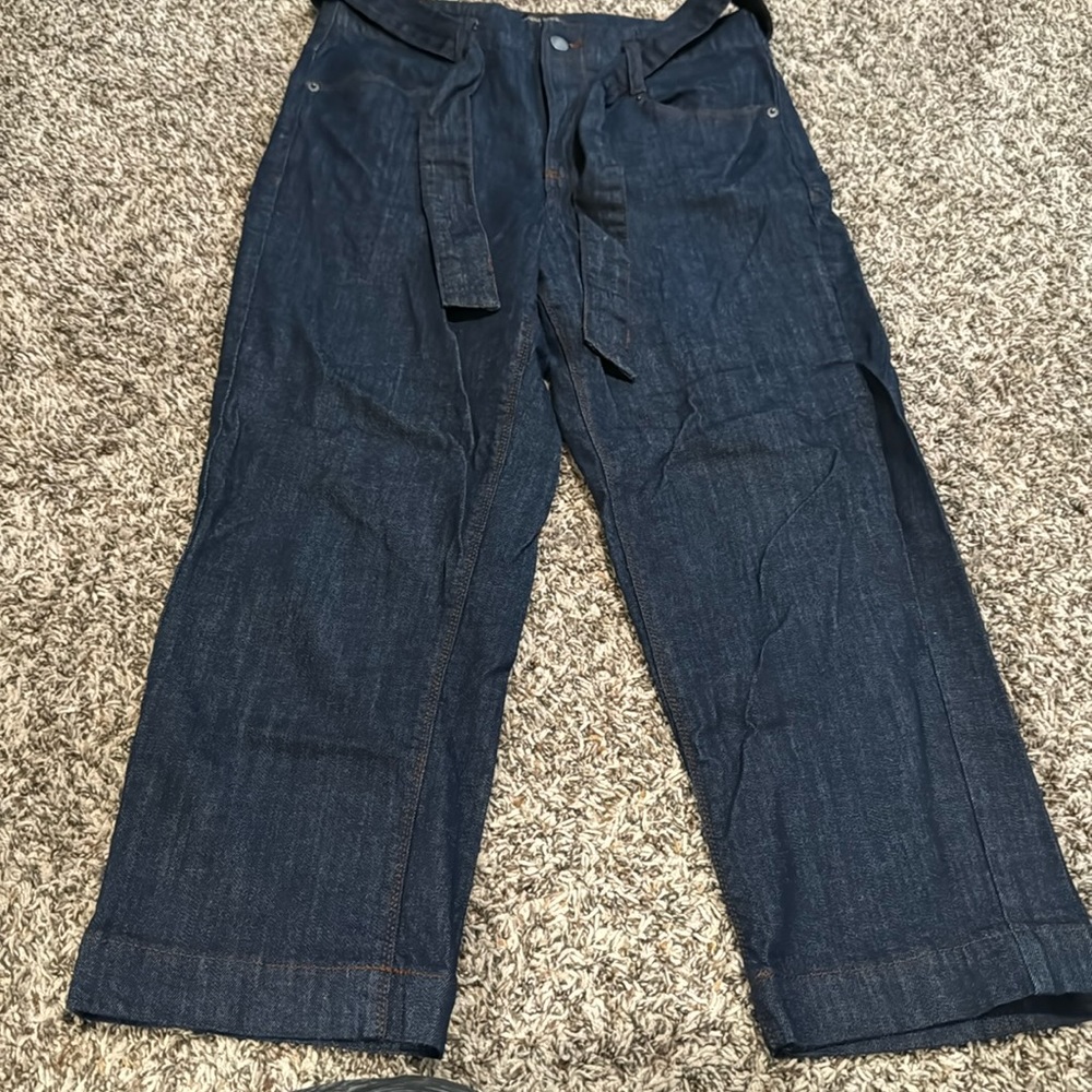Banana republic high rise straight jeans